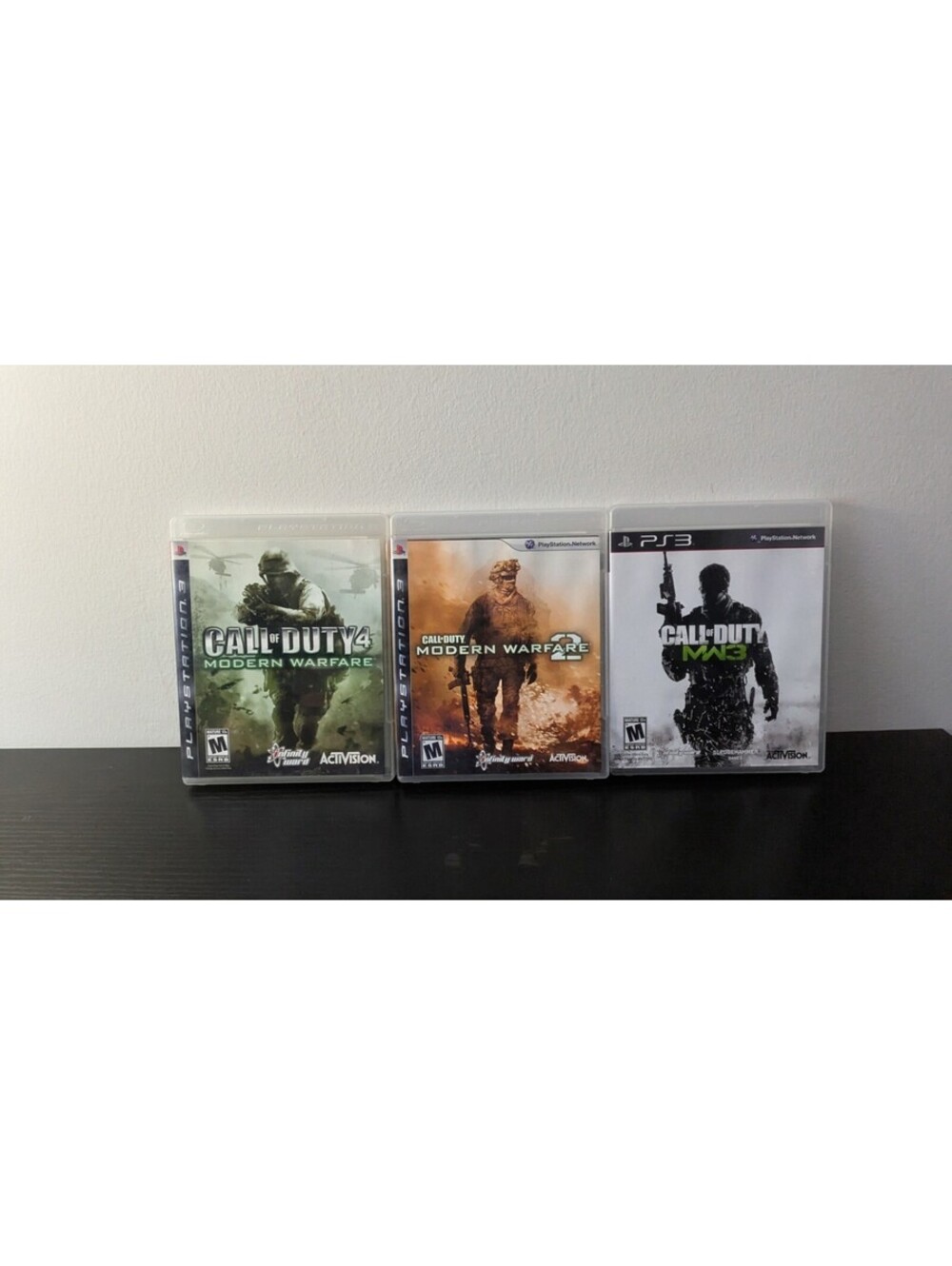 Call of Duty Modern Warfare PS3 Game Lot Bundle COD 4 MW2 MW3 PlayStation 3